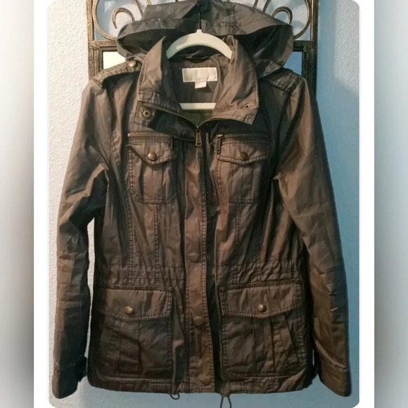 Michael Kors Jackets & Blazers - Michael Kors Hooded Parka Jacket lightweight Small outdoors minimalist Green